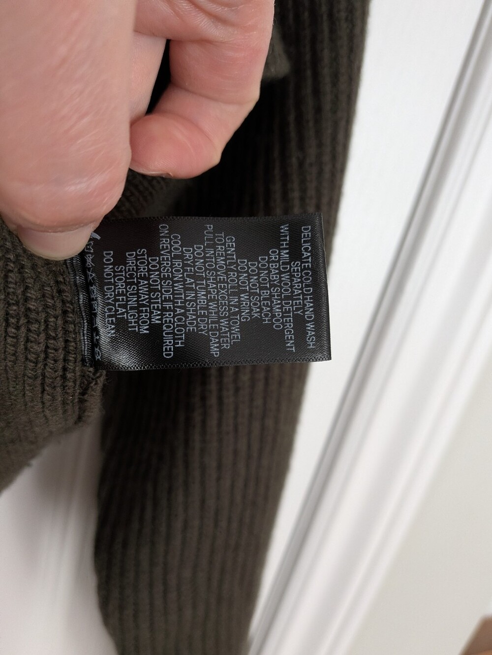 Aje Rennie Logo Funnel Neck Knit Jumper sweater dark green small - Picture 4 of 10